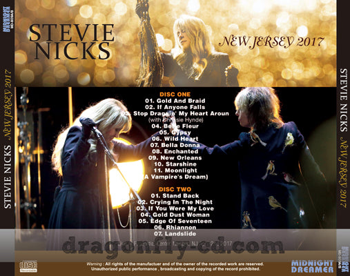 STEVIE NICKS / NEW JERSEY 2017 (2CDR)