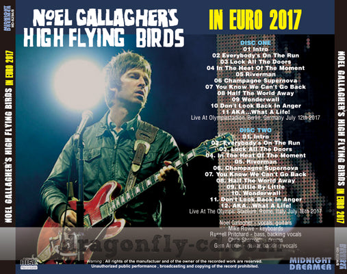 NOEL GALLAGHER'S HIGH FLYING BIRDS / IN EURO 2017 (2CDR)