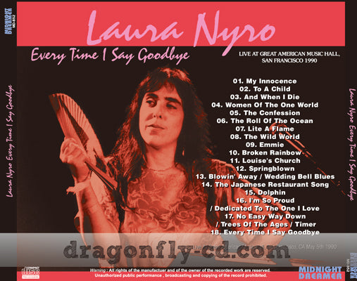 LAURA NYRO / EVERY TIME I SAY GOODBYE (1CDR)