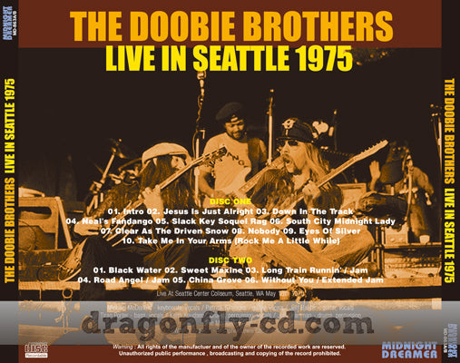 DOOBIE BROTHERS / LIVE IN SEATTLE 1975 (2CDR)