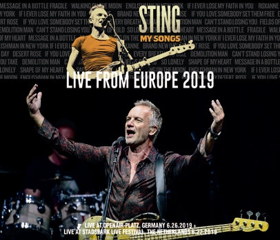 STING / MY SONGS TOUR: LIVE FROM EUROPE 2019 (3CDR)