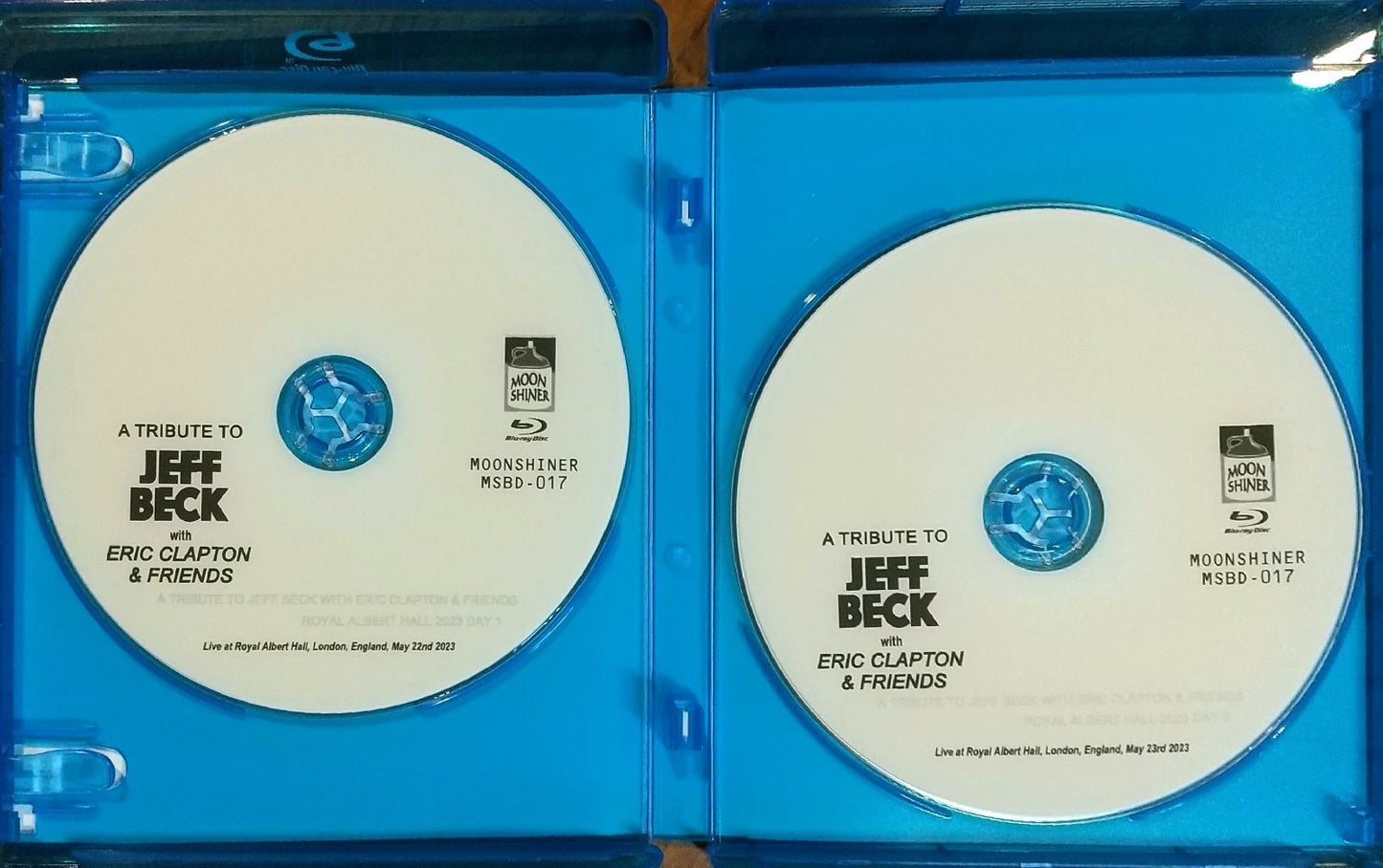 A TRIBUTE TO JEFF BECK WITH ERIC CLAPTON & FRIENDS ROYAL ALBERT HALL 2023 DAY 1 / DAY 2 2BDR