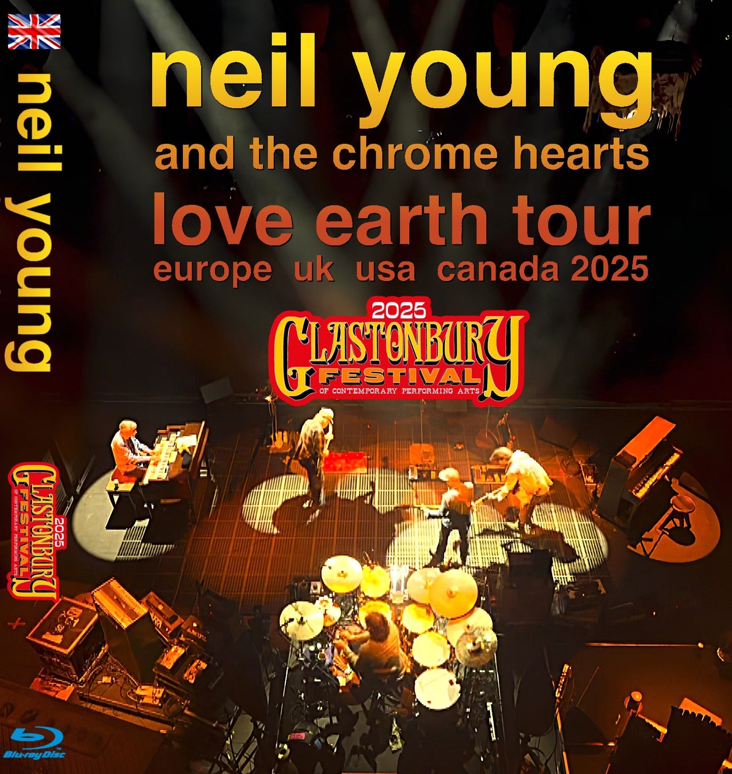 Neil Young y los Chrome Hearts / Gira mundial Love Earth 2025 PRO SHOT (1BDR)