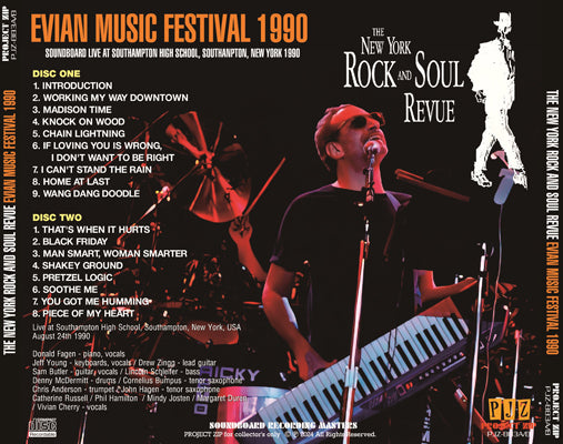 THE NEW YORK ROCK & SOUL REVUE / EVIAN MUSIC FESTIVAL 1990 Soundboard (1CDR)