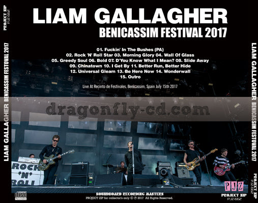LIAM GALLAGHER / BENICASSIM FESTIVAL 2017 (1CDR)