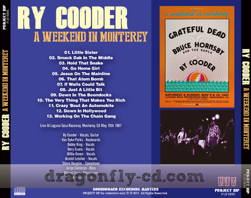 RY COODER / A WEEKEND IN MONTEREY (1CDR)