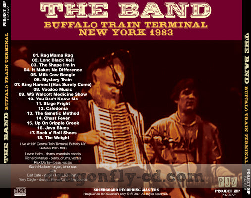 THE BAND / BUFFALO TRAIN TERMINAL NEW YORK 1983  SOUNDBOARD (1CDR)