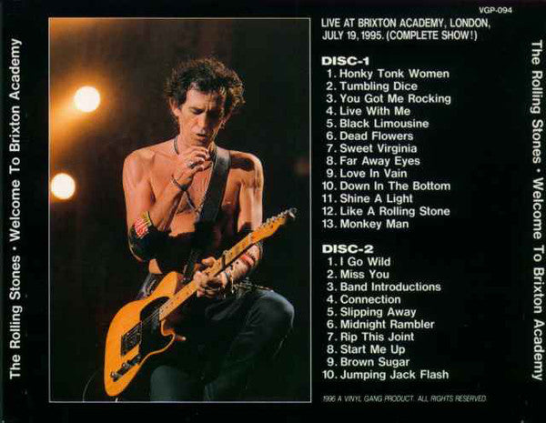 VGP-094 THE ROLLING STONES / WELCOME TO BRIXTON ACADEMY 2CD