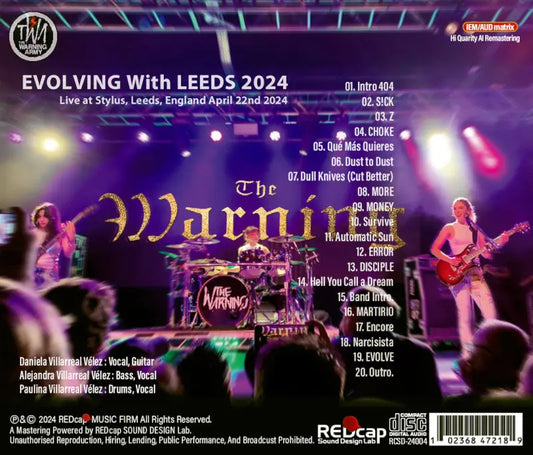 THE WARNING / EVOLVING With LEEDS 2024 (1CDR)