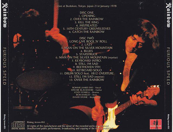 RAINBOW / FURIOUS SPEED (2CD)