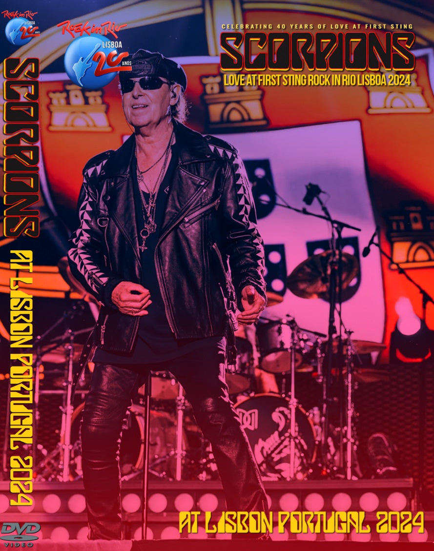 Scorpions / Love at First Sting 40th Anniversary Tour 2024 PRO SHOT (1DVDR)