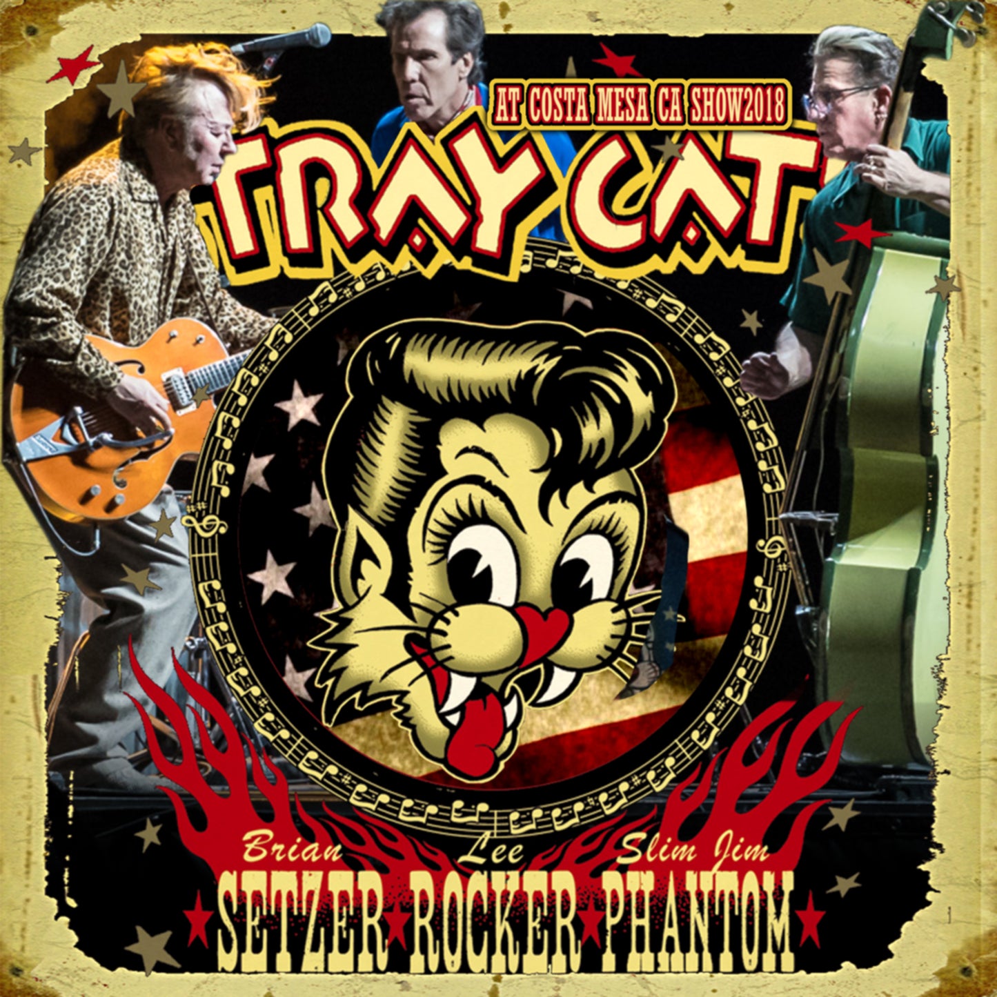 STRAY CATS / At California 2018 Costa Mesa 2nd show (1CDR)