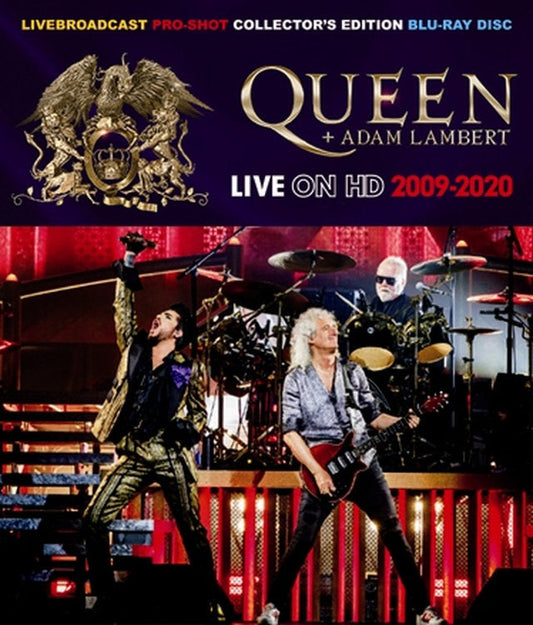QUEEN + ADAM LAMBERT / LIVE ON HD 2009-2020 (1BDR)
