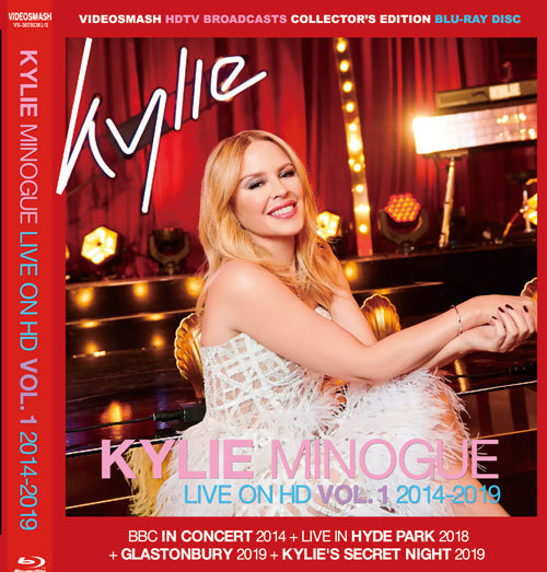 KYLIE MINOGUE / LIVE ON HD VOL.1 2014-2019 PRO shot (2BDR)