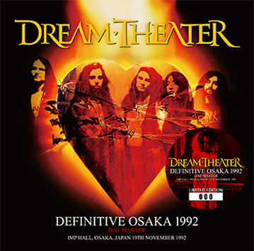 DREAM THEATER / DEFINITIVE OSAKA 1992 DAT MASTER Soundboard (2CD)