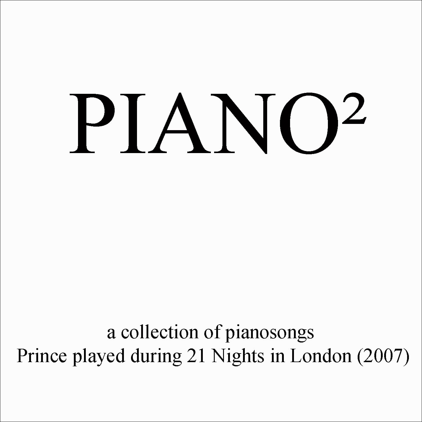 PRÍNCIPE / PianoO2 (1CDR)