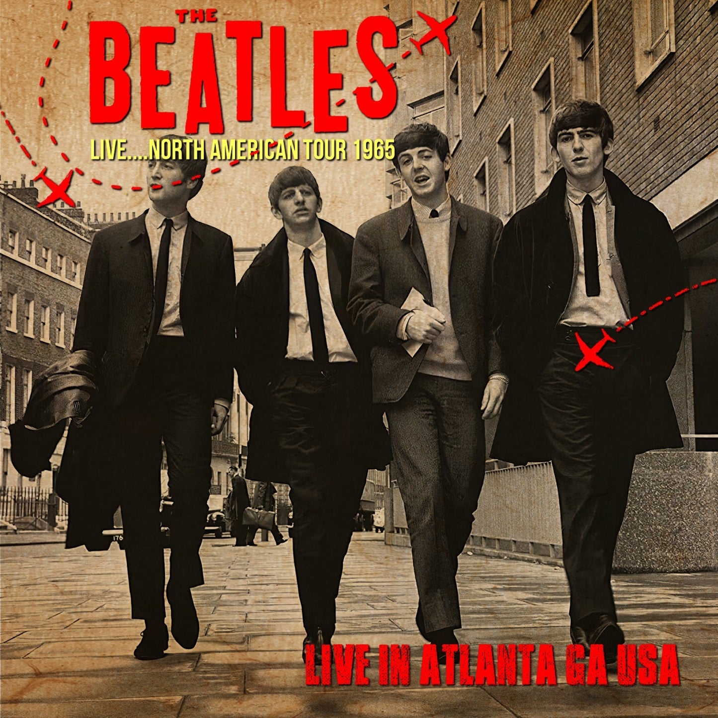 The Beatles / North American Tour 1965 Atlanta Stadium PRO SHOT (1CDR+1DVDR)