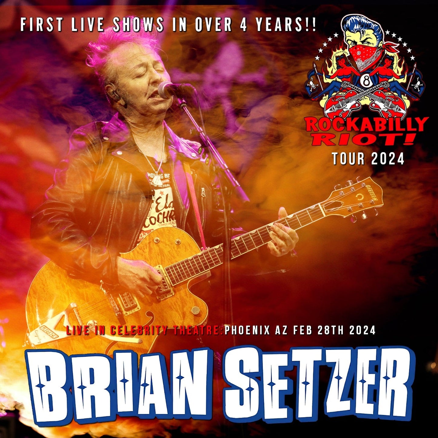 Brian Setzer / Rockabilly Riot! Tour 2024 (2CDR)