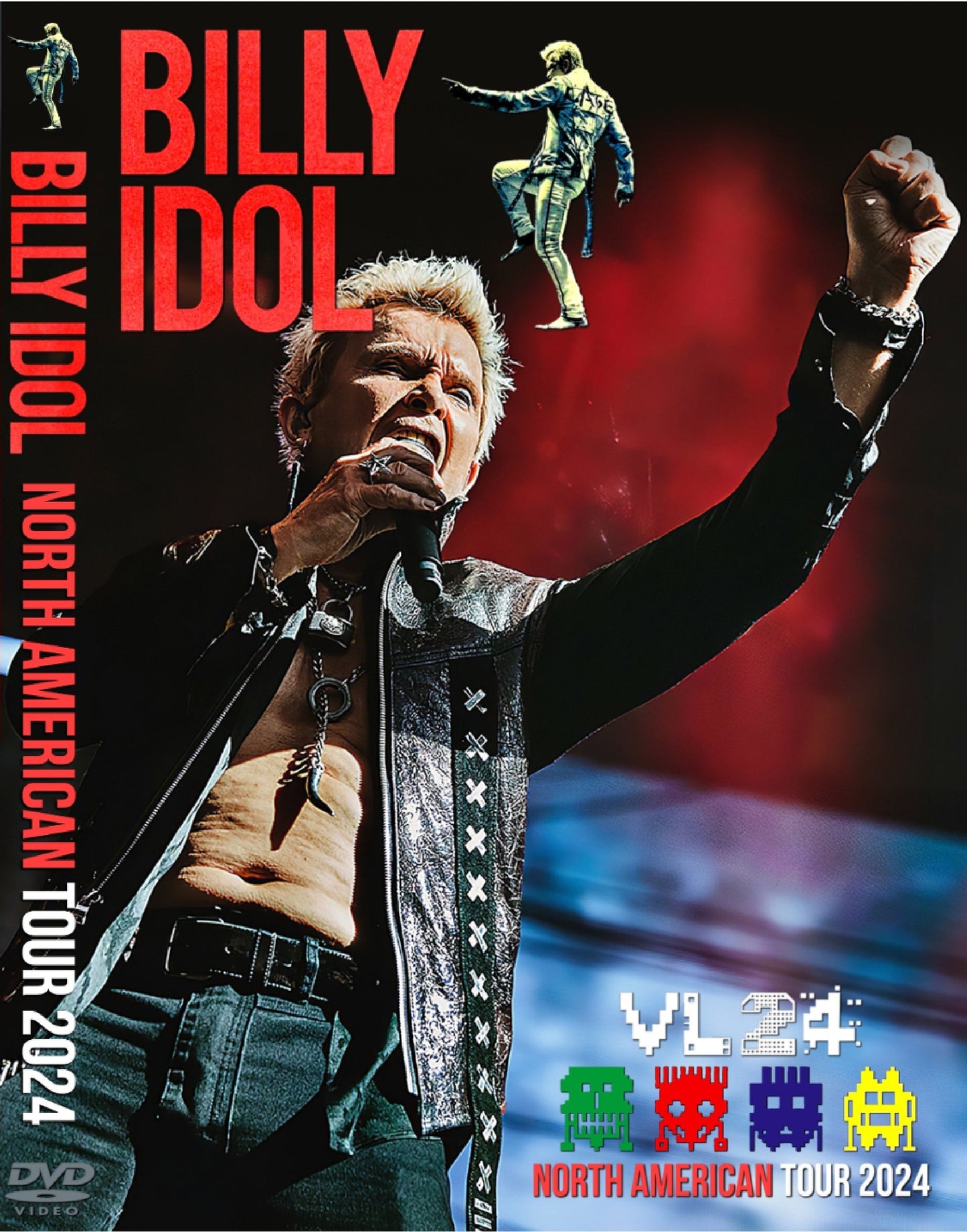 Billy Idol / North American Tour 2024 Proshot (1DVDR)