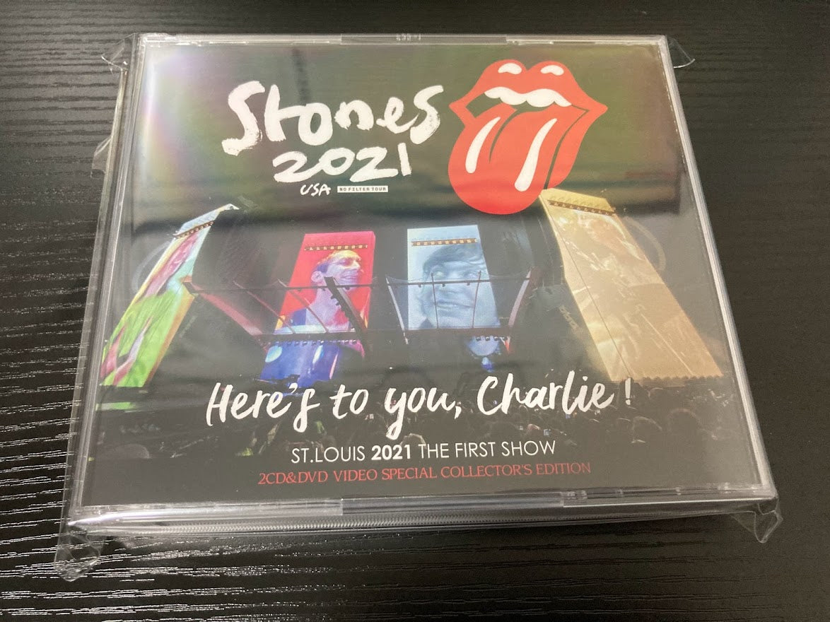 The THE Rolling Stones / Here's to You, Charlie No Filter Tour USA St. Louis 2021 First Show (2CD+1DVD)