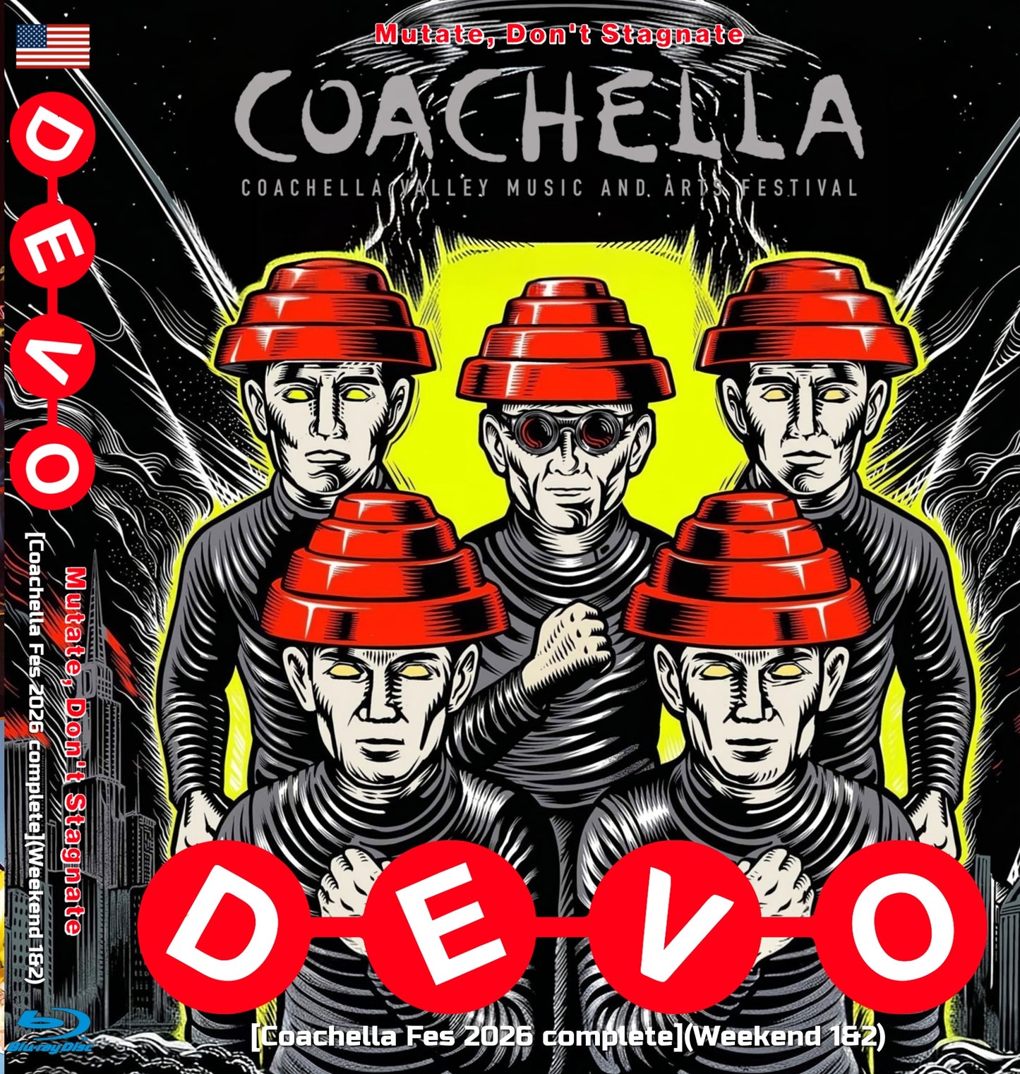 DEVO / Coachella Fes 2026 complete Weekend 1&2 (1BDR)
