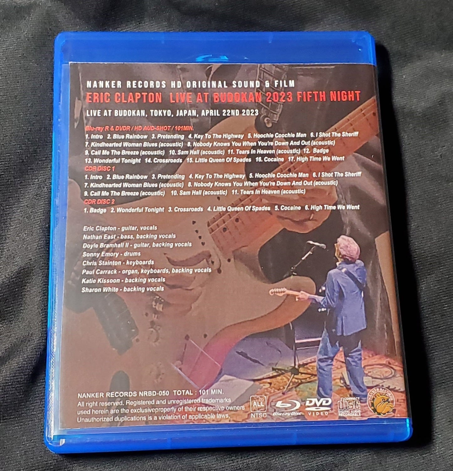 ERIC CLAPTON / LIVE AT BUDOKAN 2023 FIFTH NIGHT (1BDR+1DVDR+2CDR)