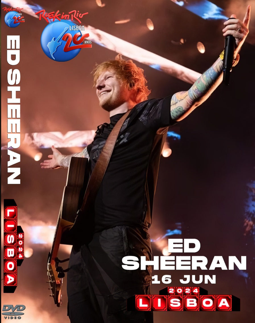 Ed Sheeran / +–=÷x Tour 2024 Rock in Rio Lisboa PRO SHOT (1DVDR)