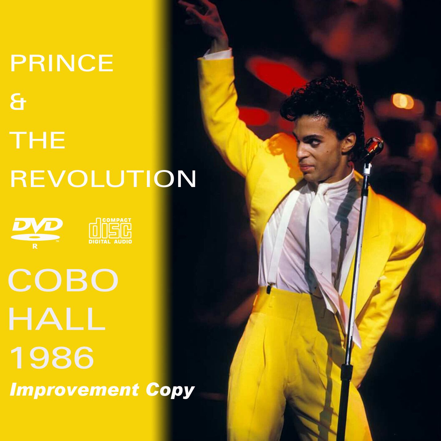 PRINCE / Cobo Hall 1986 Improvement Copy (1CDR+1DVDR)