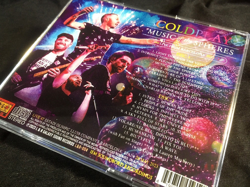 Coldplay / Live From Barcelona 2023 (2CDR)