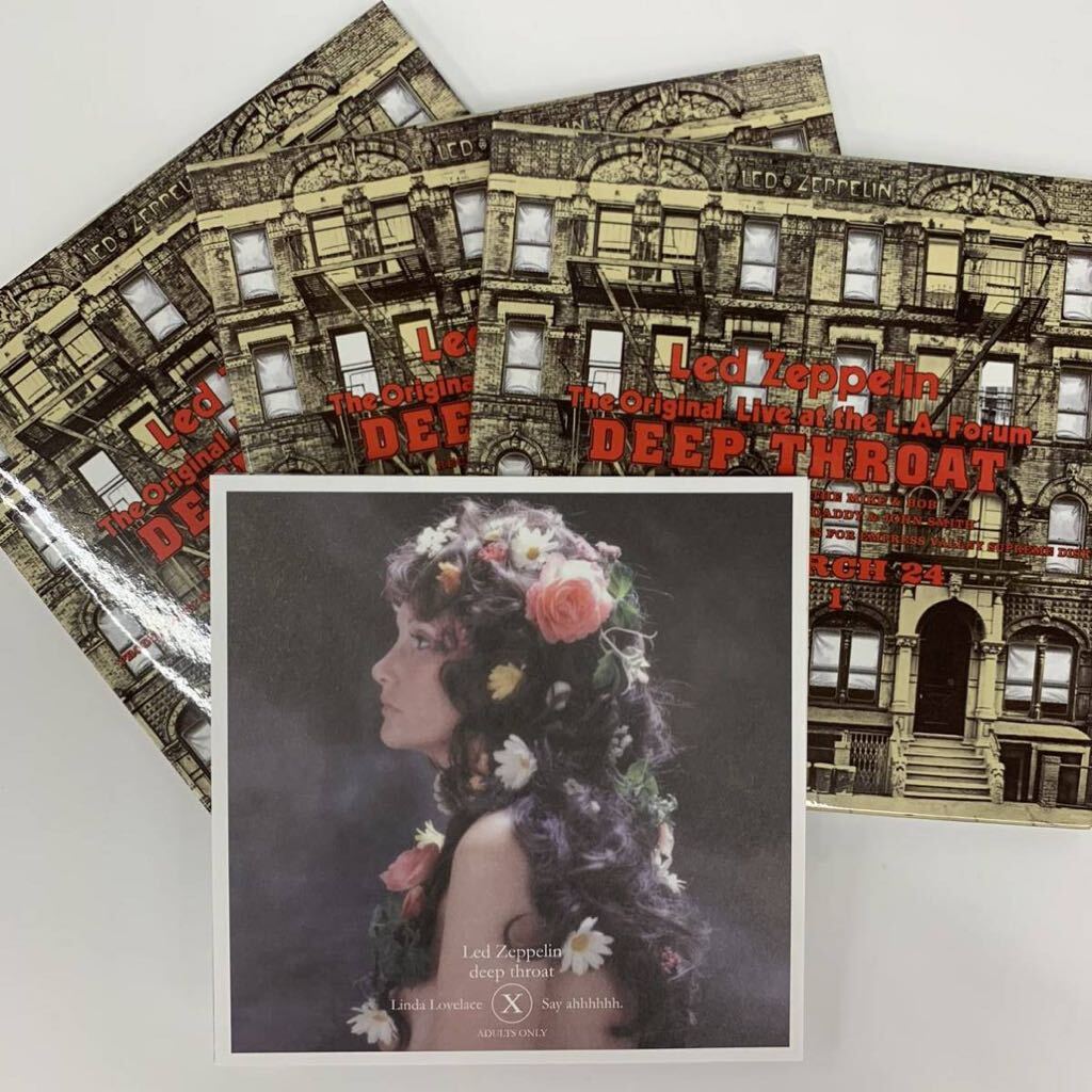 LED ZEPPELIN / DEEP THROAT 1975 LA Prototype (9CD BOX) with Photo panel board