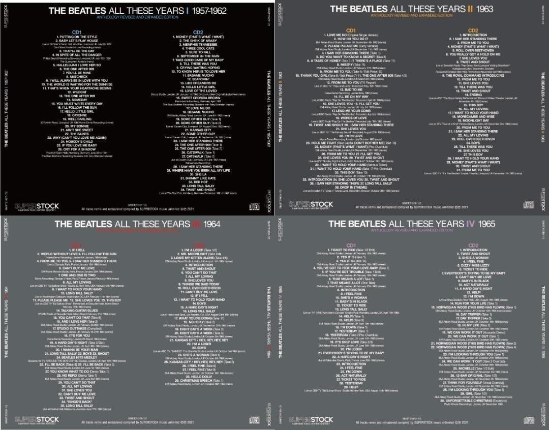 THE BEATLES / GET BACK SESSIONS TWICKENHAM & COMPLETE APPLE MASTERS & ALL THESE YEARS ANTHOLOGY VOL1-8 16 Set (32CD Set)