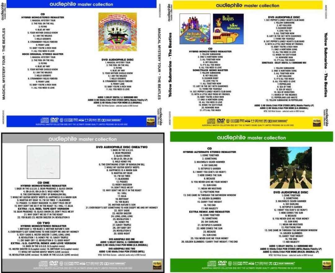 THE BEATLES / AUDIOPHILE 15Titles Complete Set (16CD+16DVD)