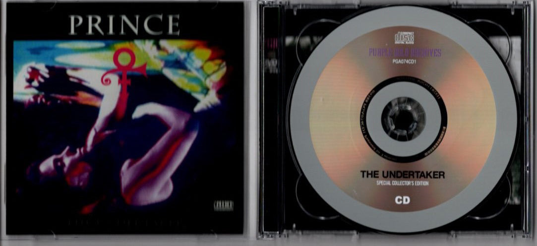 Prince The Undertaker CD & DVD Special Collector's Edition Purple Gold Archive