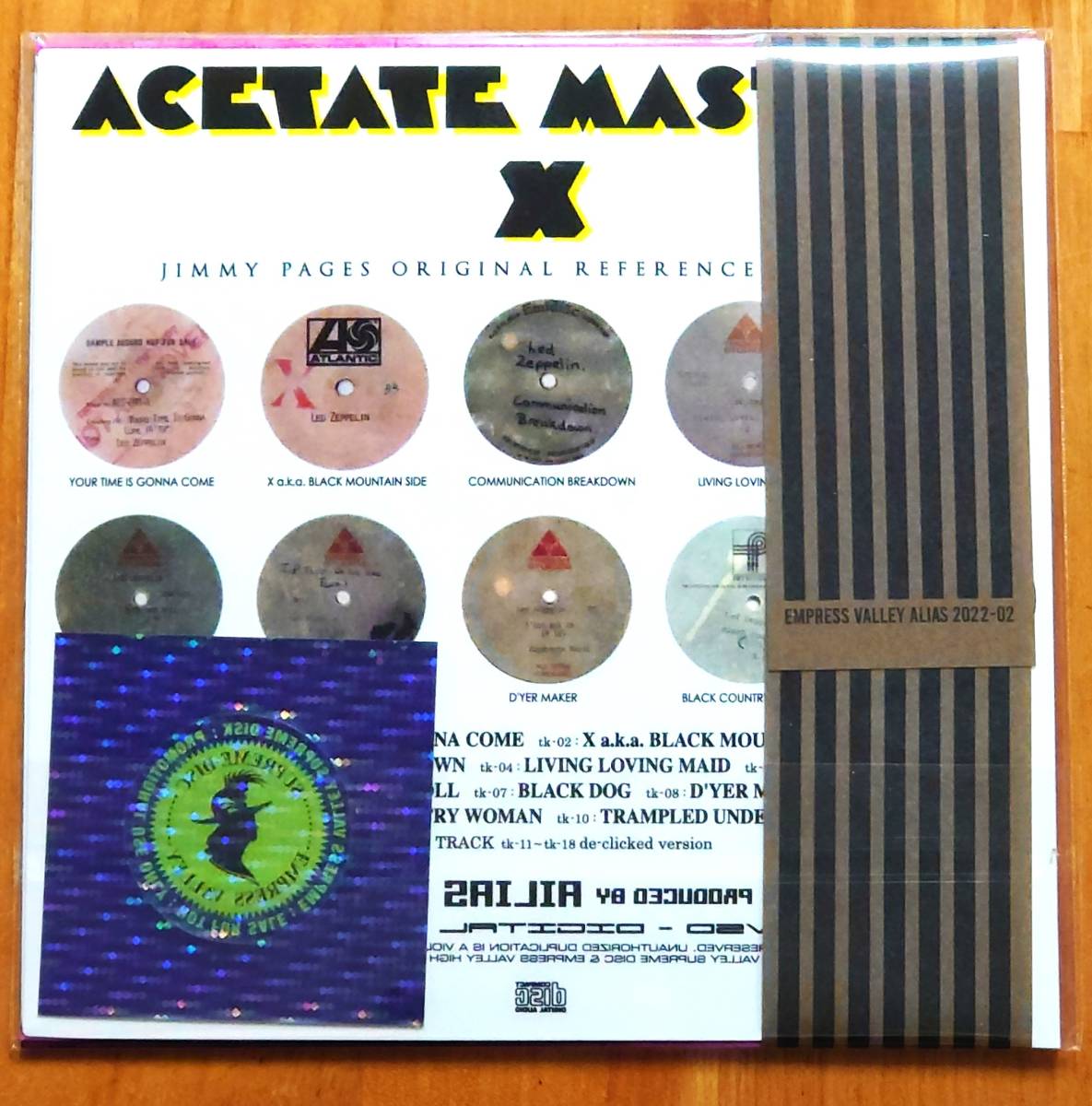 LED ZEPPELIN / X ACETATE MASTERS (1CD) Empress Valley