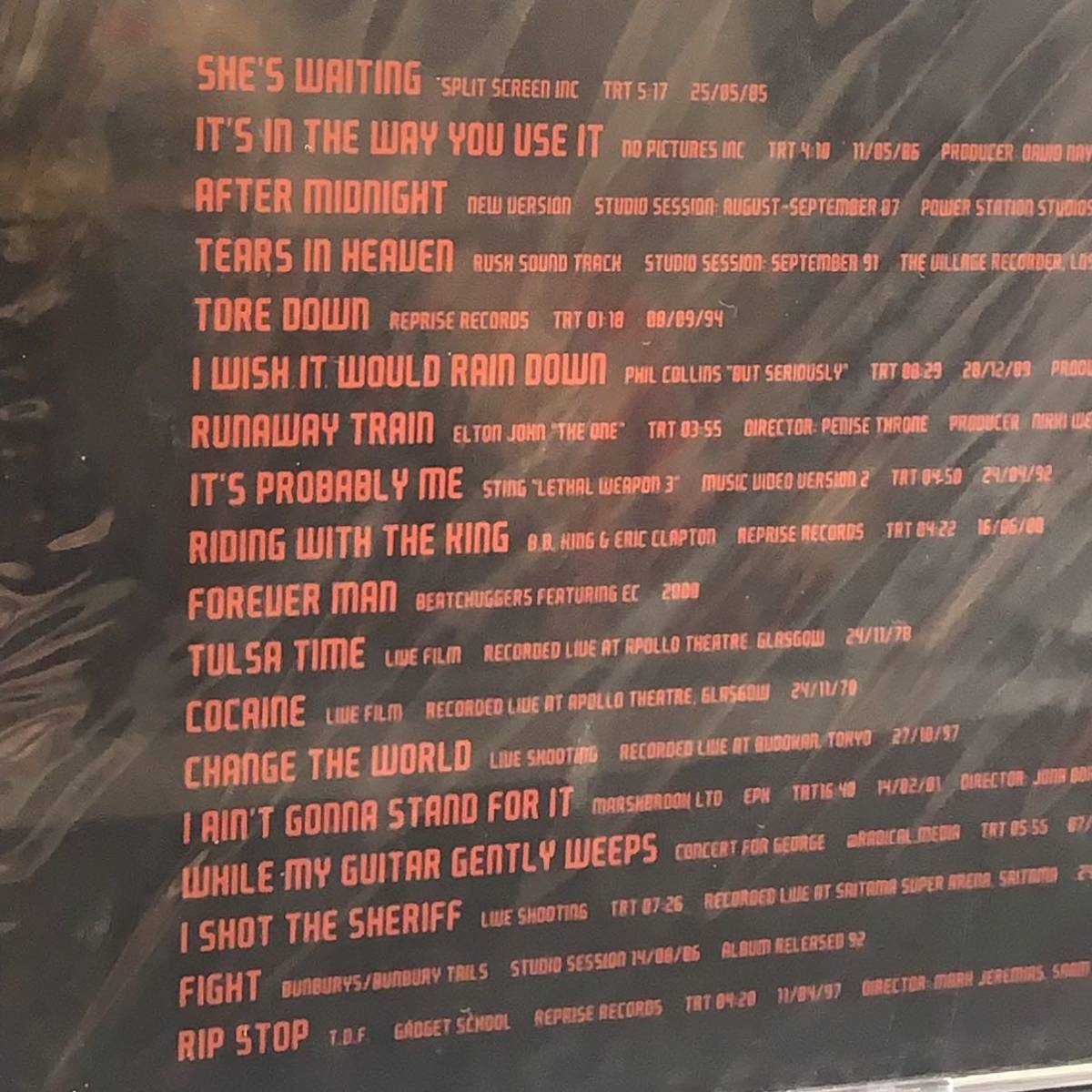 ERIC CLAPTON / CLIPS (1DVD)