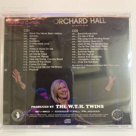 OLIVIA NEWTON-JOHN / THE FINAL CURTAIN live in Japan (2CD)