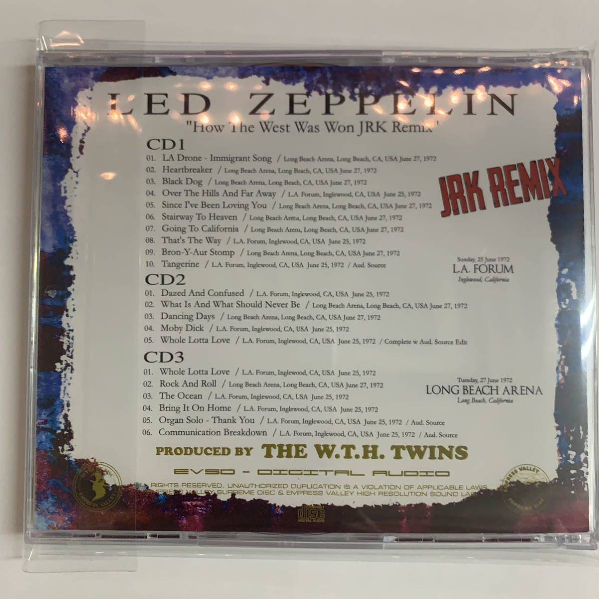 LED ZEPPELIN / HOW THE WEST WAS WON JRK REMIX (3CD)