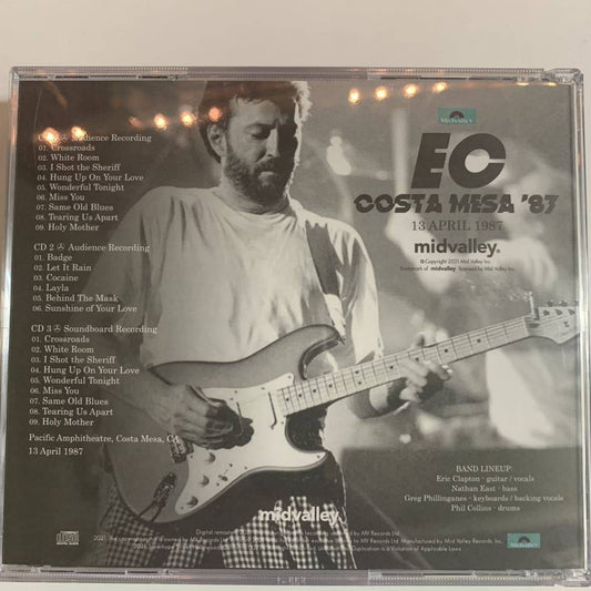 Eric Clapton Costa Mesa '87 Silver Pressed 2CD + Bonus 1CD