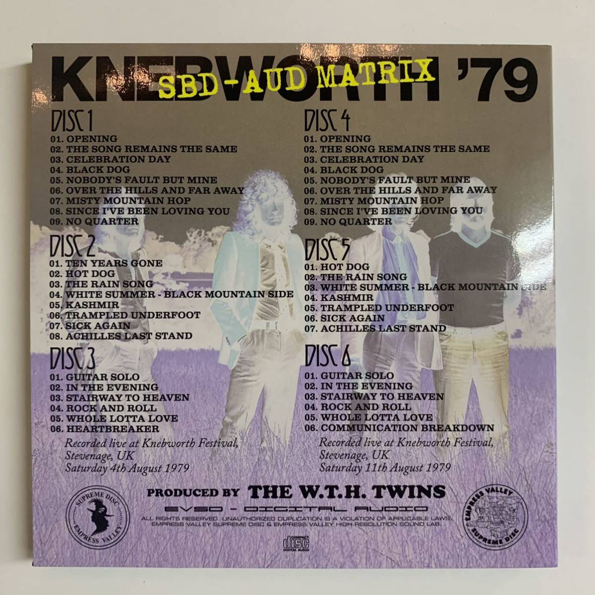 LED ZEPPELIN / KNEBWORTH ‘79 + PAST, PRESENT AND THE FUTURE (13CD BOX)