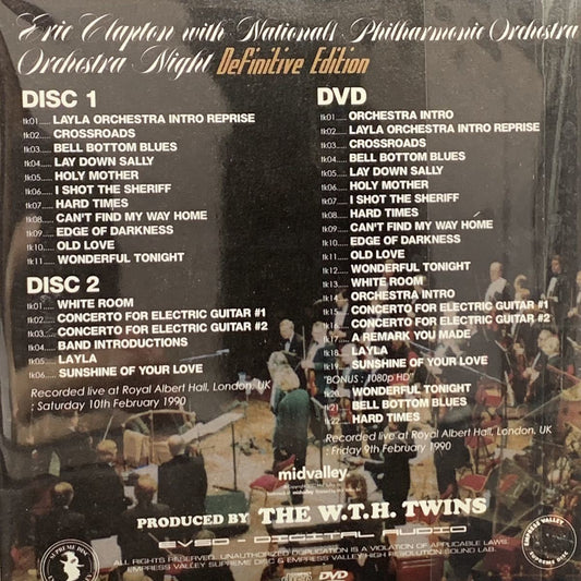 Eric Clapton / Orchestra Night Definitive Edition (2CD + DVD)