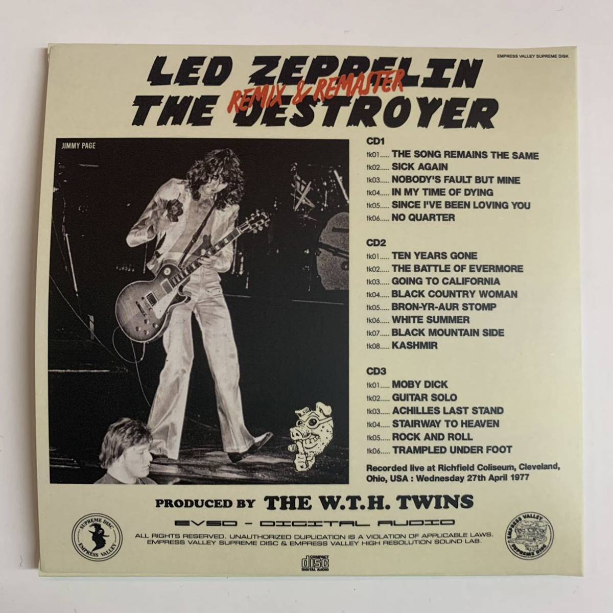 LED ZEPPELIN / THE DESTROYER Remix & Remaster TMOQ version (3CD)