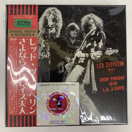 LED ZEPPELIN / DEEP THROAT 1975 LA Prototype (9CD BOX) with Photo panel board