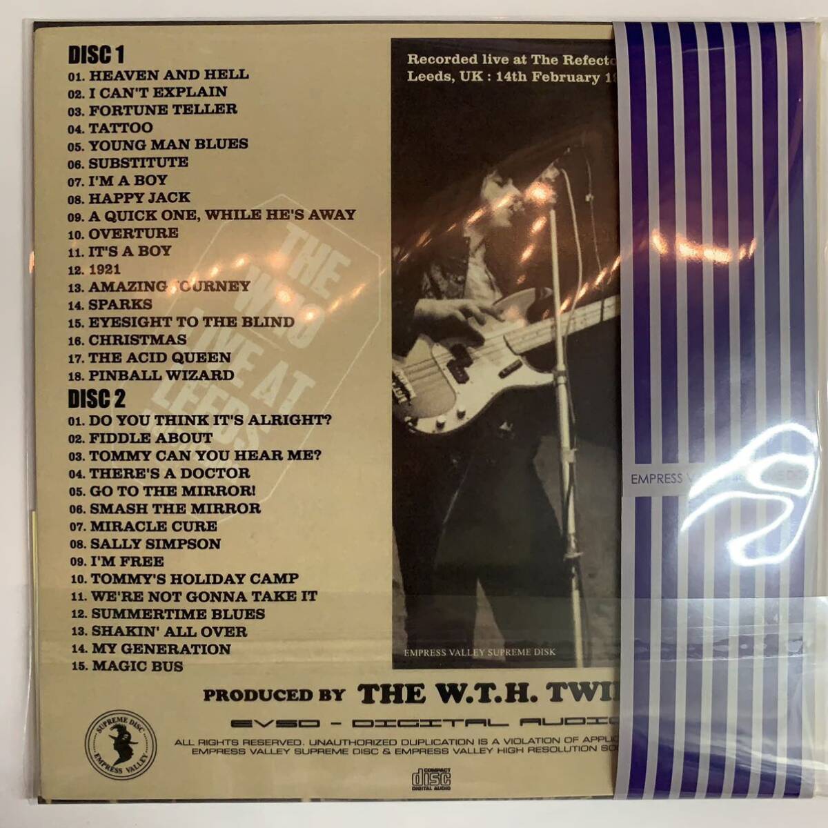 THE WHO / EN DIRECTO EN LEEDS "Ritmo y blues mortal" (2 CD)