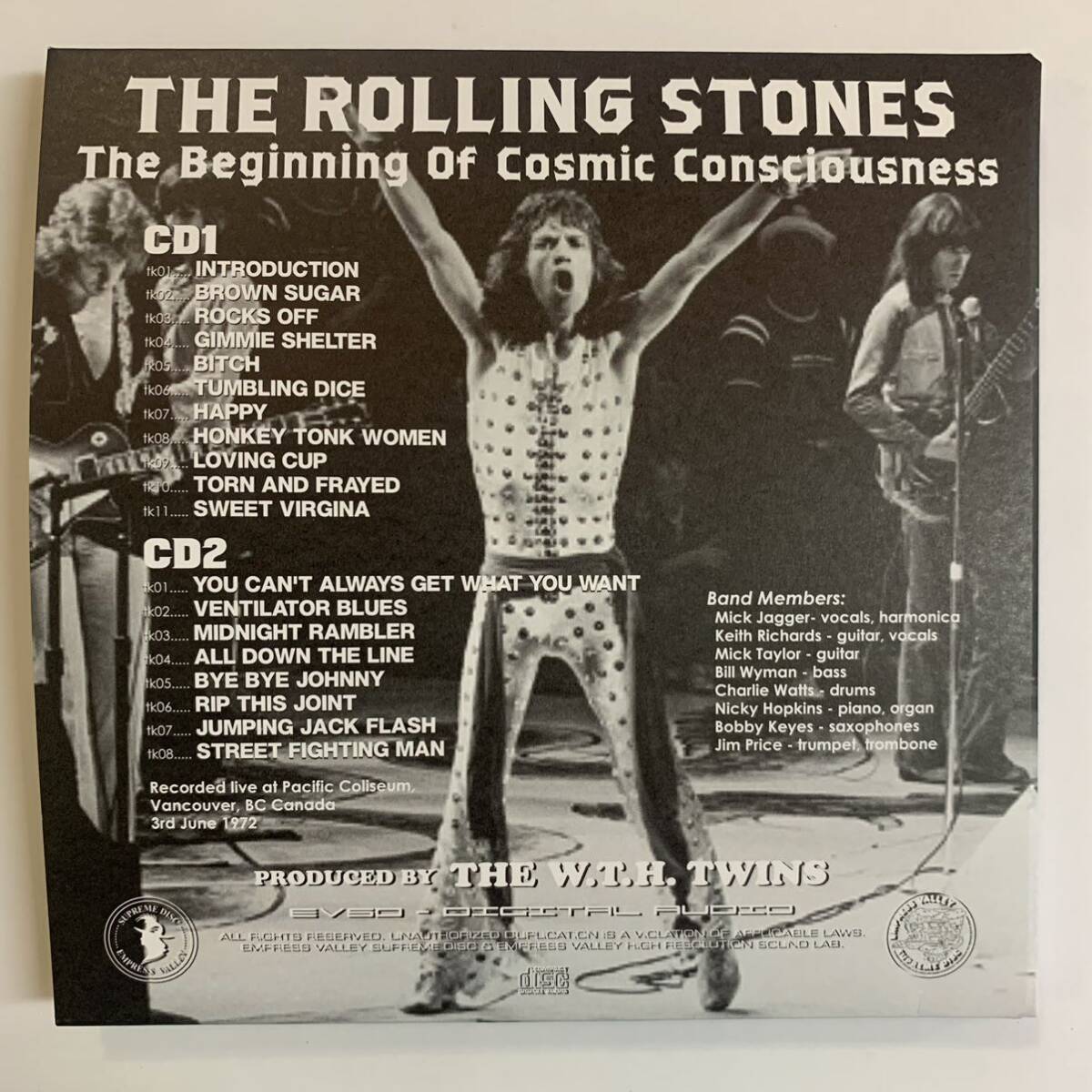THE ROLLING STONES / BEGINNING OF COSMIC CONSCIOUSNESS (2CD) with Keith poster