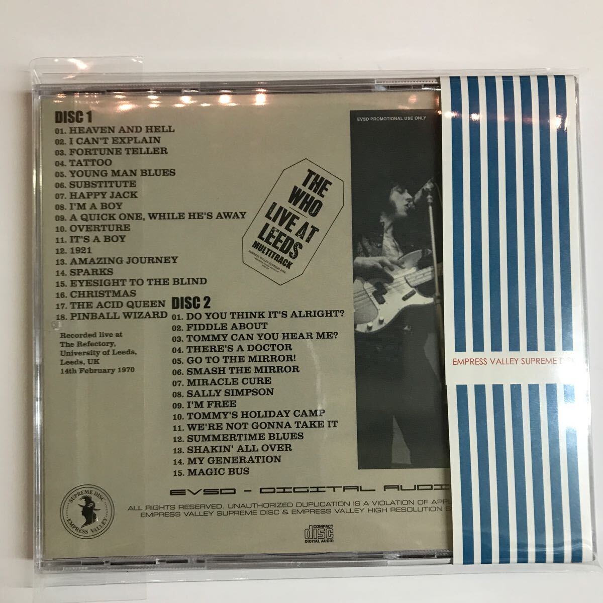 THE WHO / LIVE AT LEEDS Complete Multitrack SBD (2CD)