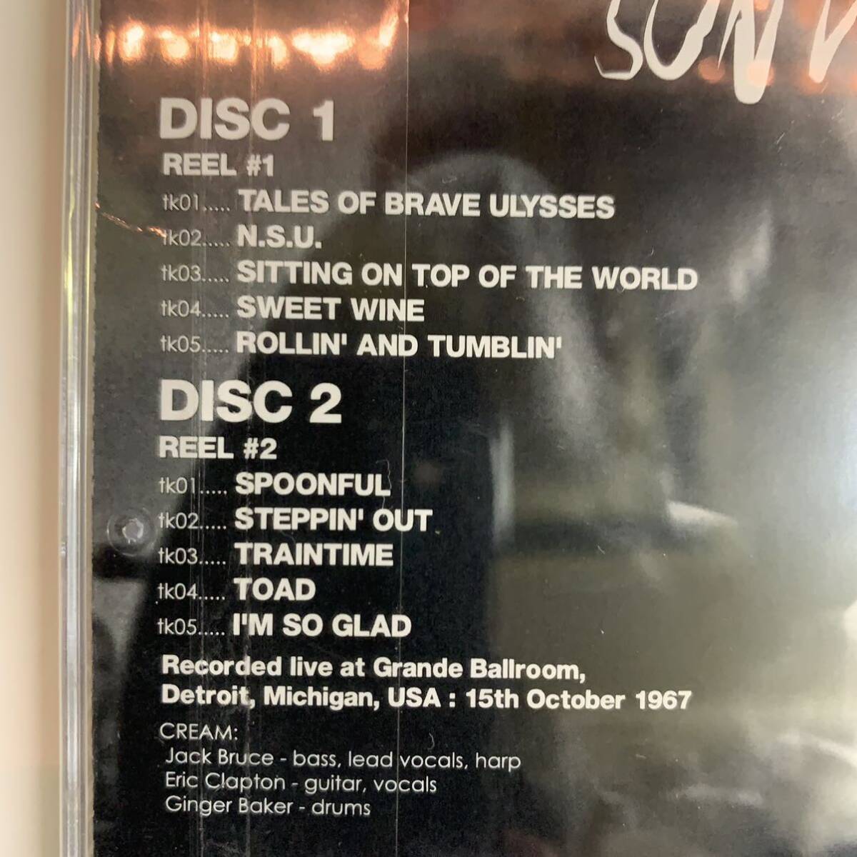 CREAM ERIC CLAPTON / SUN VANISHES NUEVA MEZCLA (2 CD)