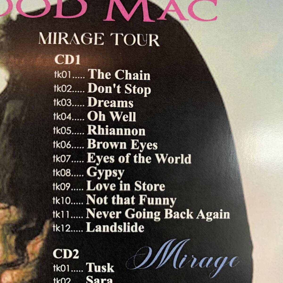 FLEETWOOD MAC / LIVE MIRGE Hermoso Mirage (2 CD)