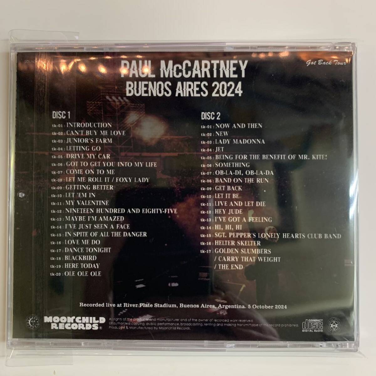 PAUL McCARTNEY / BUENOS AIRES 2024 (2CD)