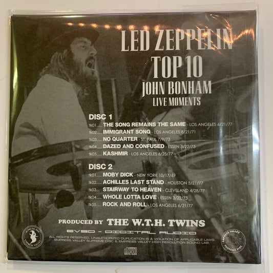 LED ZEPPELIN / TOP 10 JOHN BONHAM LIVE MOMENTS (2CD)
