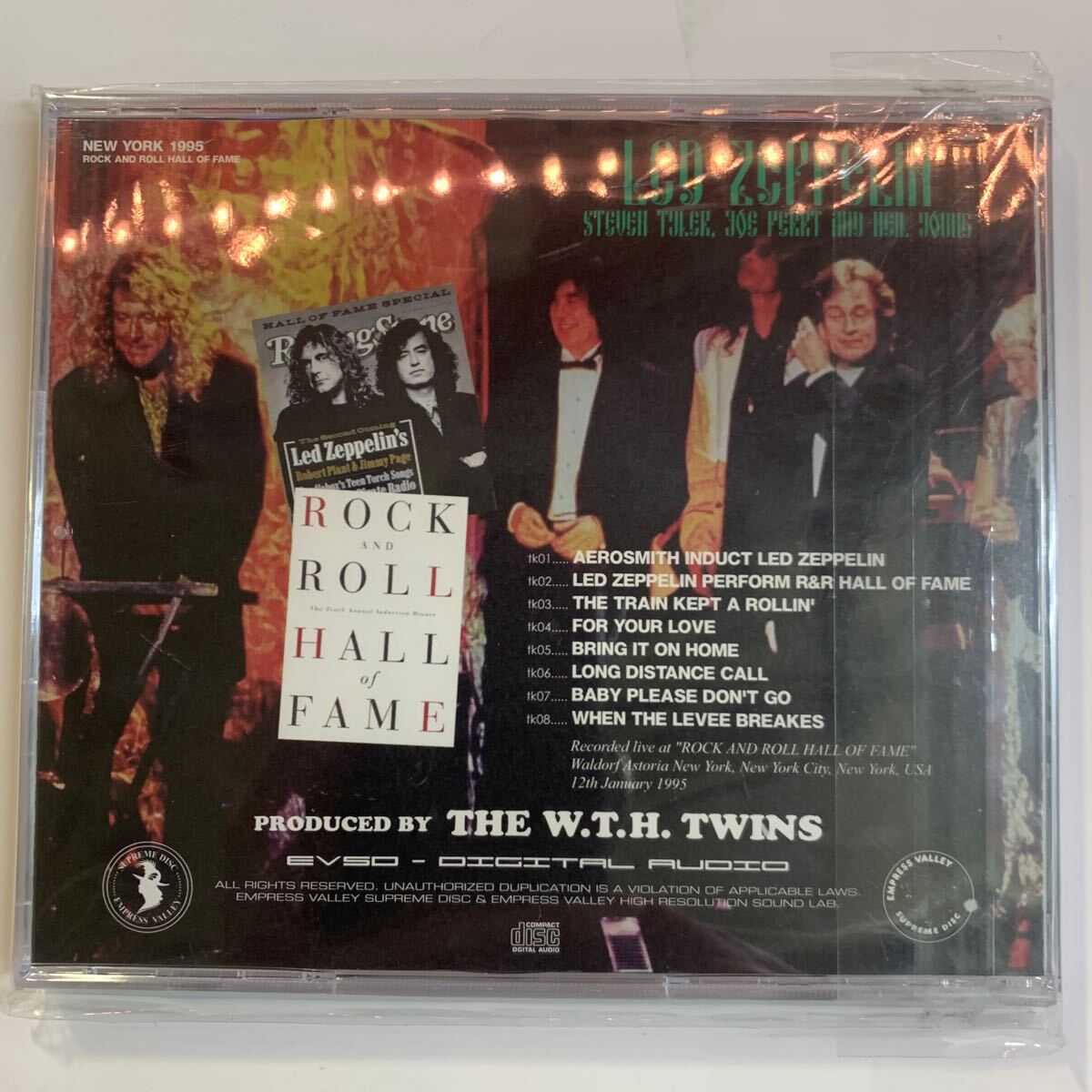 LED ZEPPELIN, STEVEN TYLER, JOE PERRY & NEIL YOUNG / PURE CHEMISTRY Hall Of Fame Special 1995 1CD Soundboard
